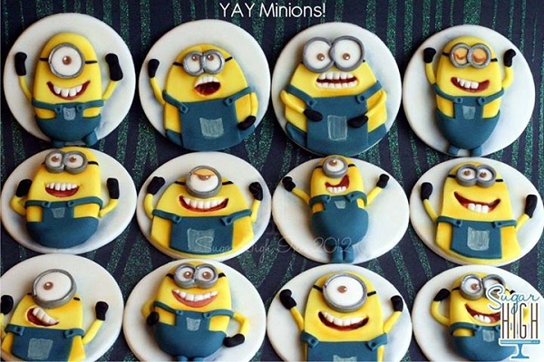 Minion Cupcake Toppers