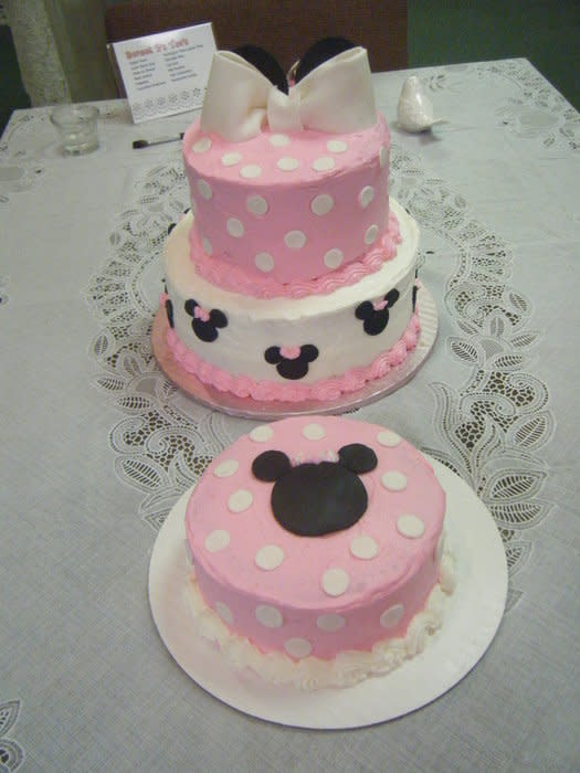 Minnie Mouse Smash Cake