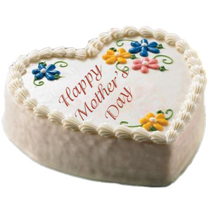 Mother's Day Heart Shaped Cake Mother's Day Heart Shaped Cake