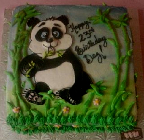 10 Photos of Panda Sheet Cakes