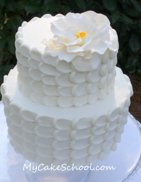 Petal Effect Cake Decorating