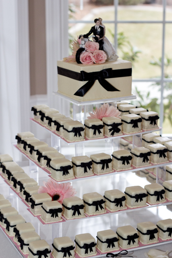 Petit Fours Wedding Cake