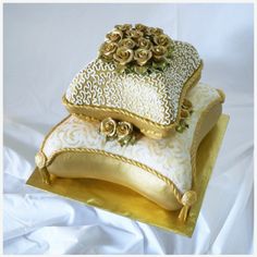 13 Photos of Pillow Shaped 2 Tier Cakes
