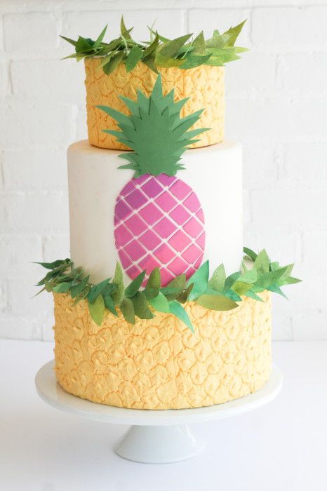 Pineapple Birthday Cake