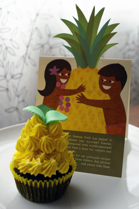 Pineapple Cupcake Cake