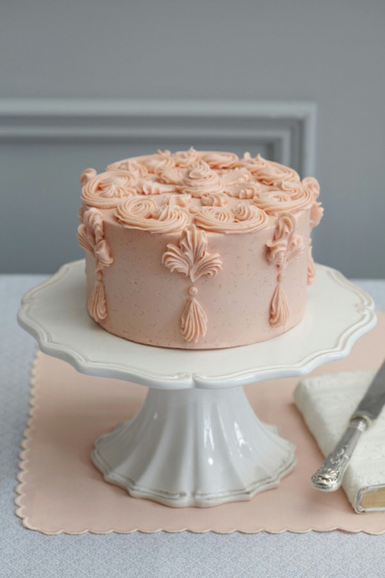 Pink Buttercream Cake Designs