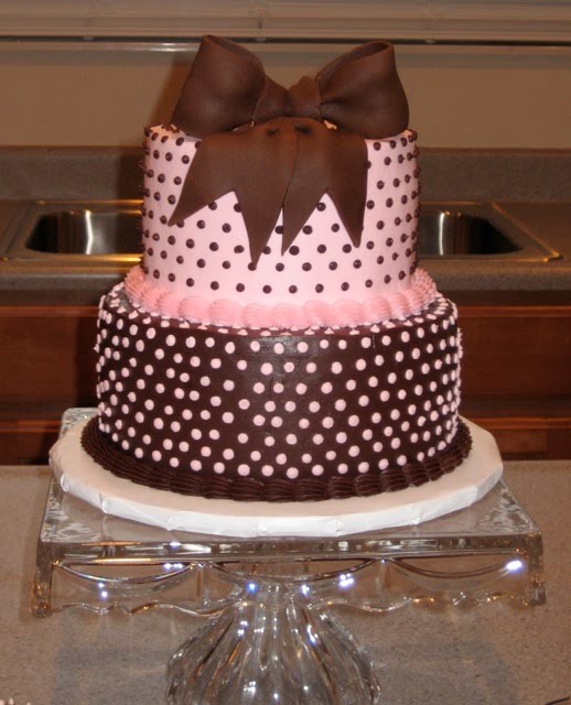 Pink Polka Dot Cake