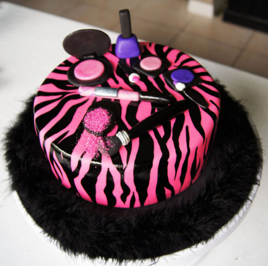 Pink Zebra Cake