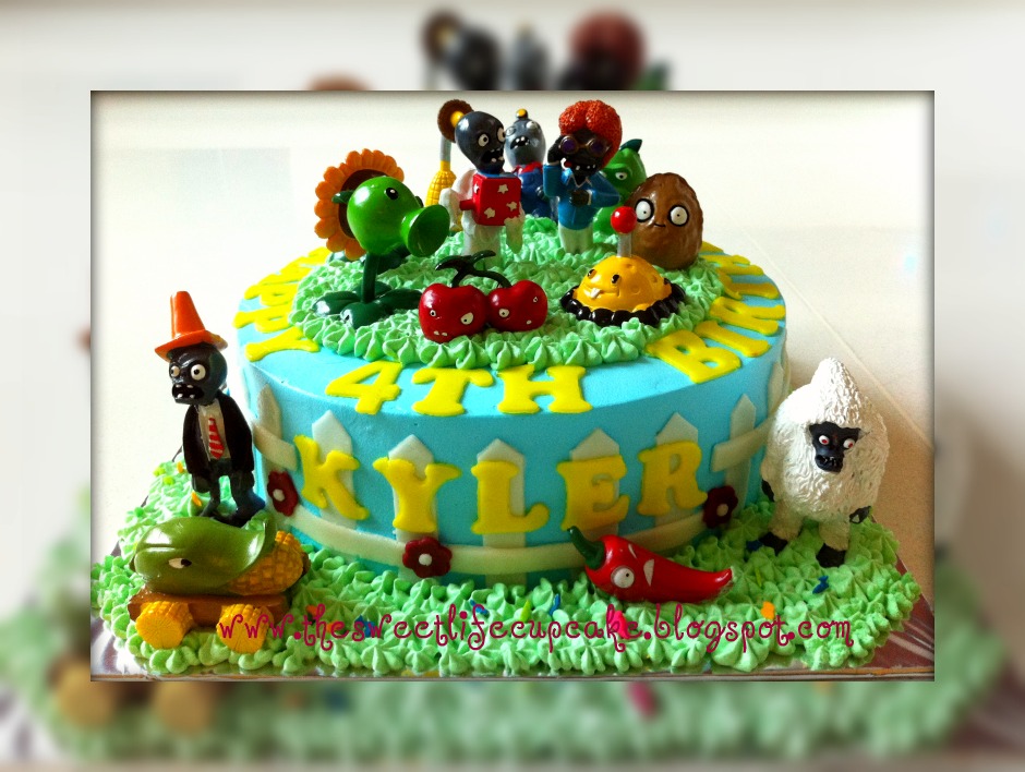 Plants vs Zombies Birthday Cake Plants vs Zombies Birthday Cake