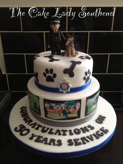 Police Retirement Cake