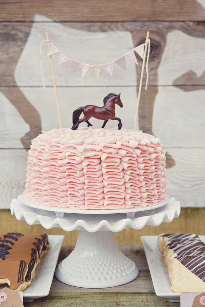 Pony Birthday Party Cake