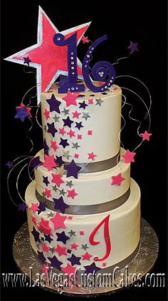 Quinceanera Star Theme Cake Quinceanera Star Theme Cake