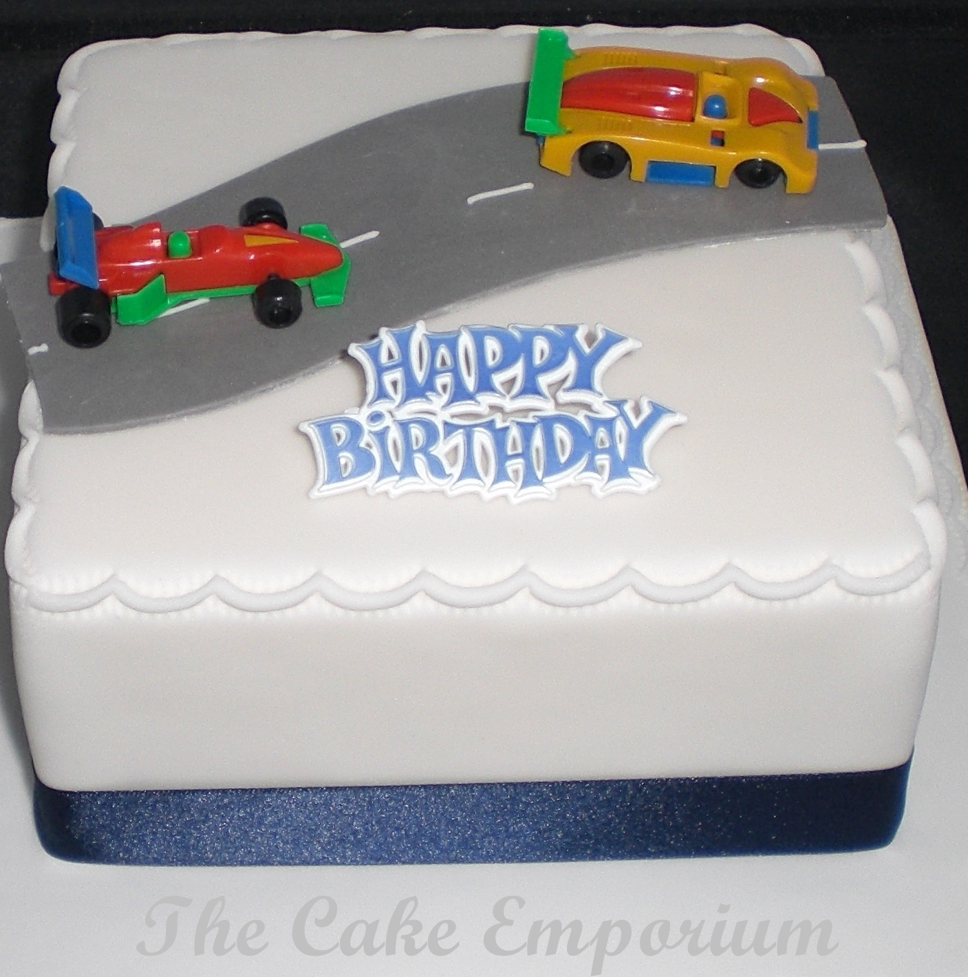 Racing Car Birthday Cake