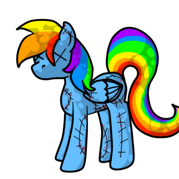 Rainbow Dash Creepypasta Cupcakes Rainbow Dash Creepypasta Cupcakes