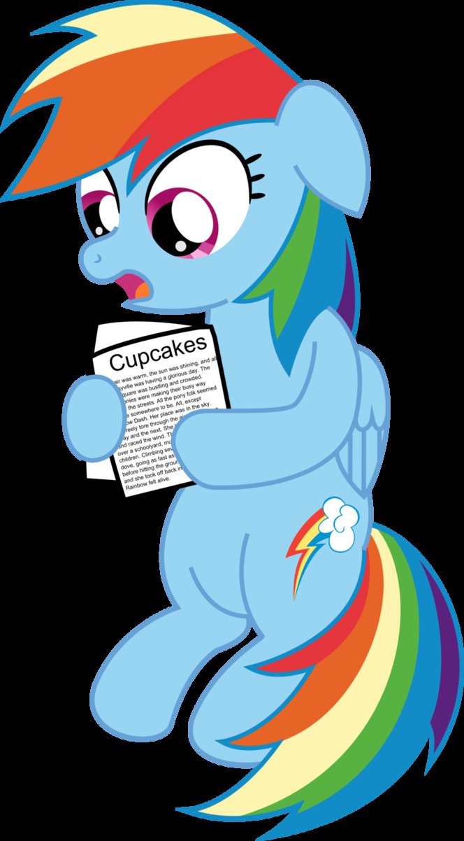 Rainbow Dash Cupcakes Rainbow Dash Cupcakes
