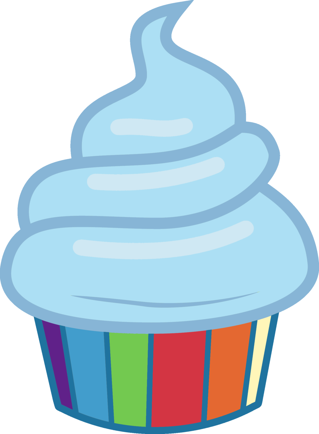 Rainbow Dash Cupcakes Rainbow Dash Cupcakes