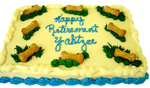 Retirement Themed Cakes