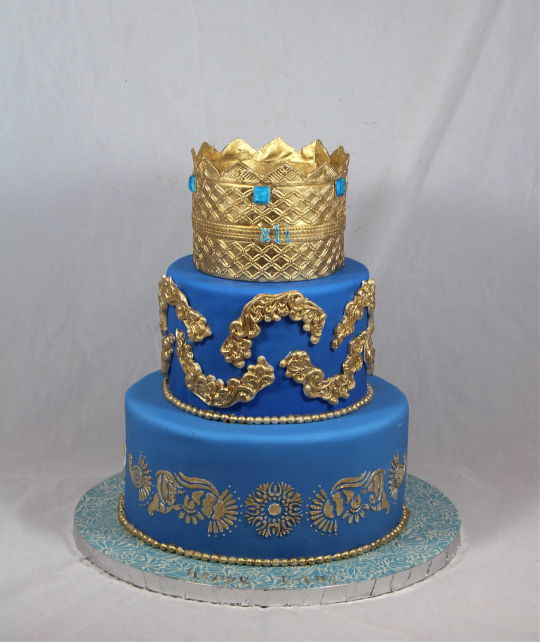 Royal Blue Birthday Cakes
