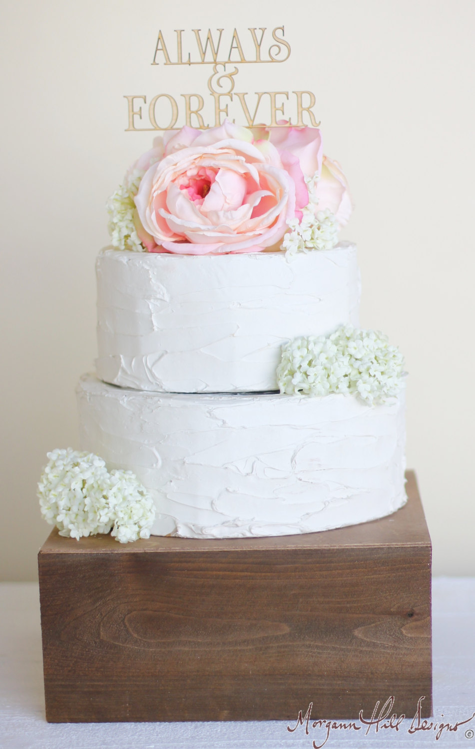 Rustic Wedding Cake Topper