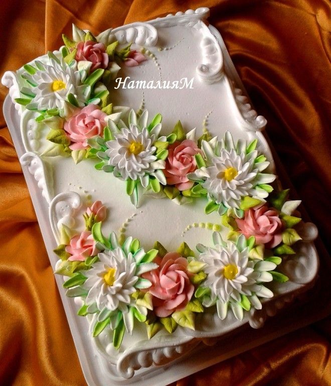 Sheet Cake Flowers Decorating Ideas