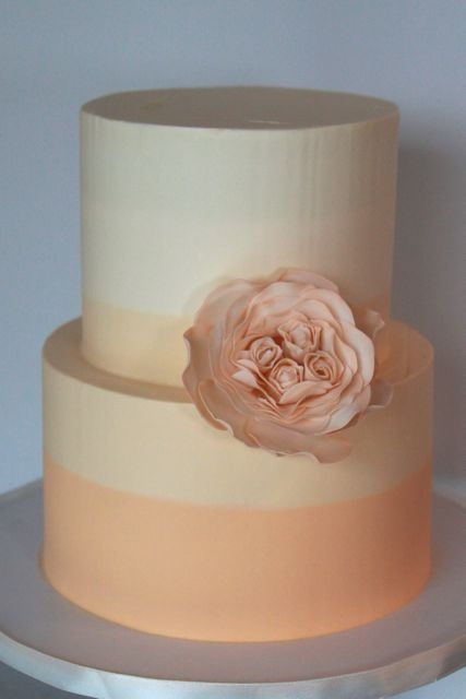 Simple Elegant Buttercream Wedding Cake