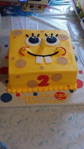 Spongebob Birthday Cake Idea