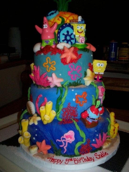 Spongebob Birthday Cake Spongebob Birthday Cake