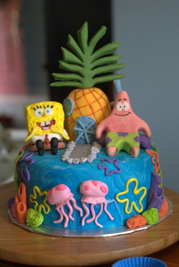 Spongebob Birthday Cake