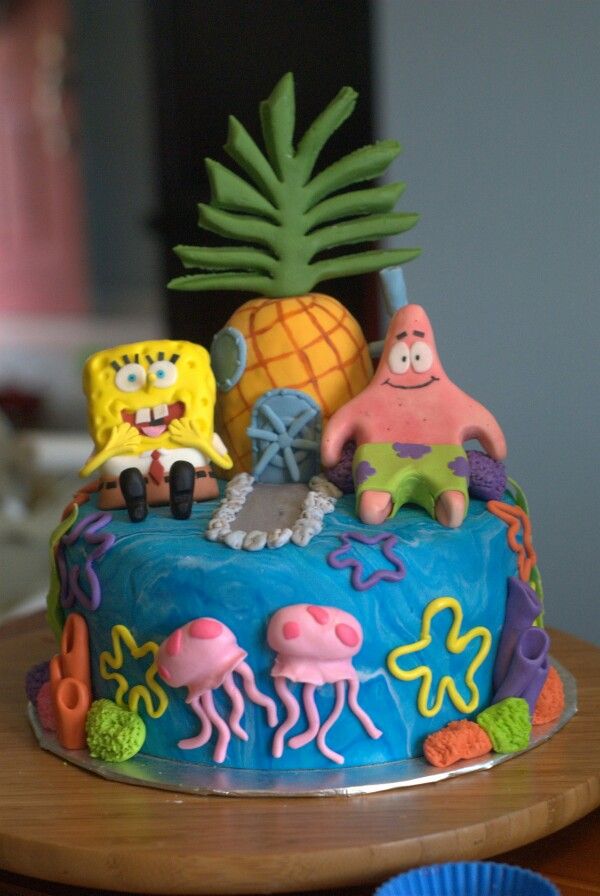 Spongebob Birthday Cake Spongebob Birthday Cake