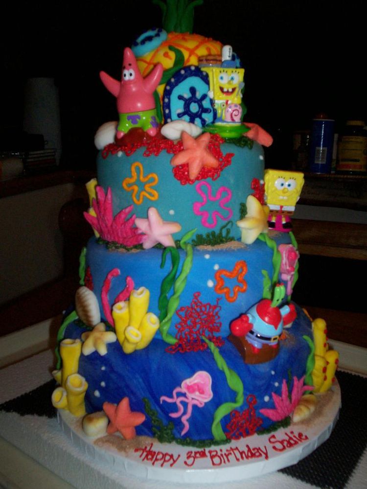 Spongebob Birthday Cake Spongebob Birthday Cake