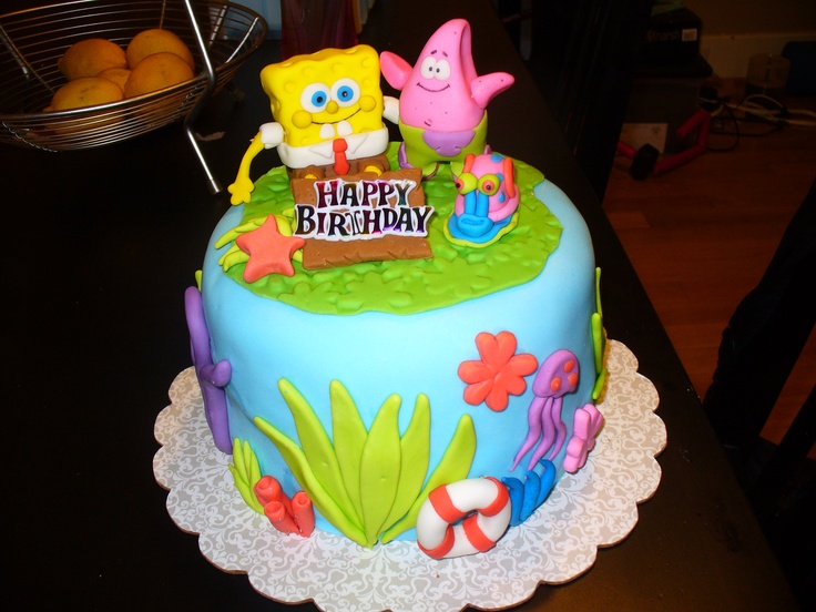 Spongebob SquarePants Birthday Cake Spongebob SquarePants Birthday Cake