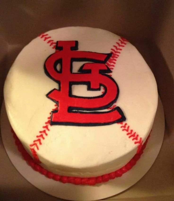 St. Louis Cardinals Baseball Cake