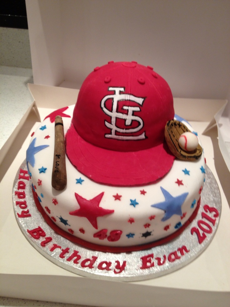 St. Louis Cardinals Happy Birthday Cake