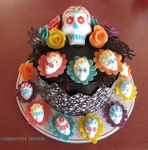 Sugar Skull Birthday Cake