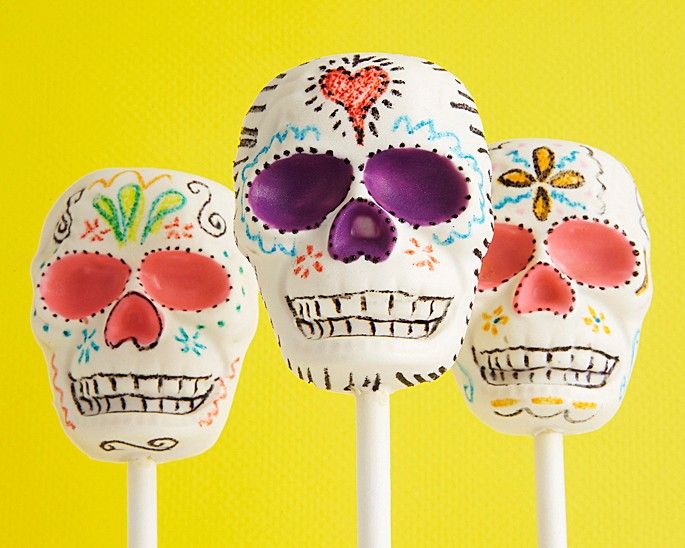 Sugar Skull Cake Pops