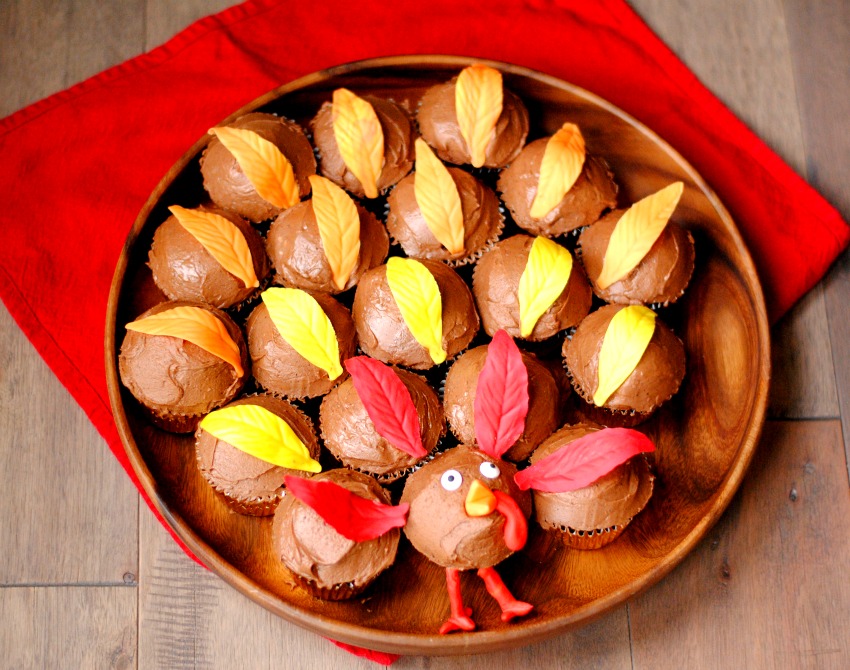 Thanksgiving Turkey Cupcakes