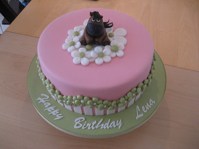 The Birthday Cake Girl 8 Years The Birthday Cake Girl 8 Years