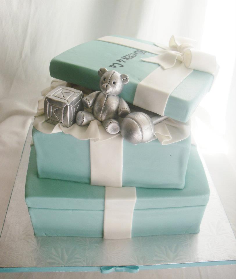 Tiffany and Co. Baby Shower Cake