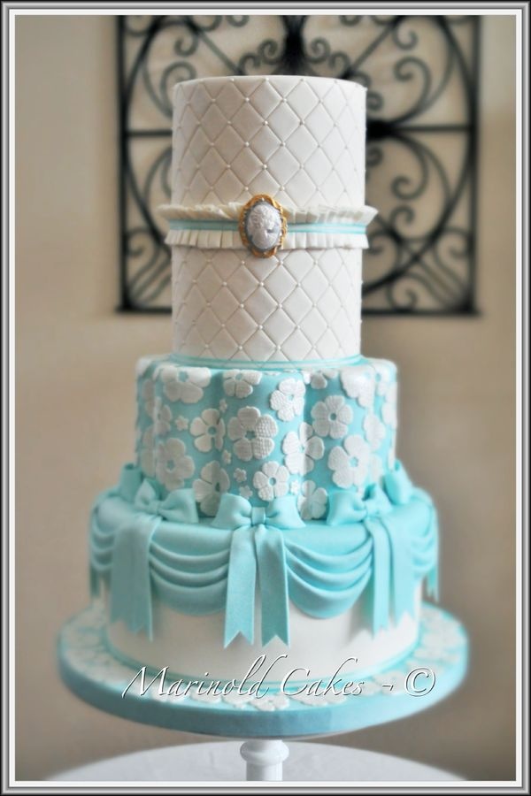 Tiffany Blue Wedding Cake Tiffany Blue Wedding Cake