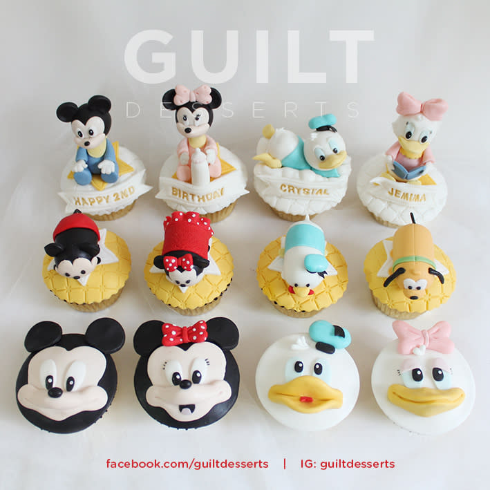 Tsum Tsum Birthday Cake with Cupcakes