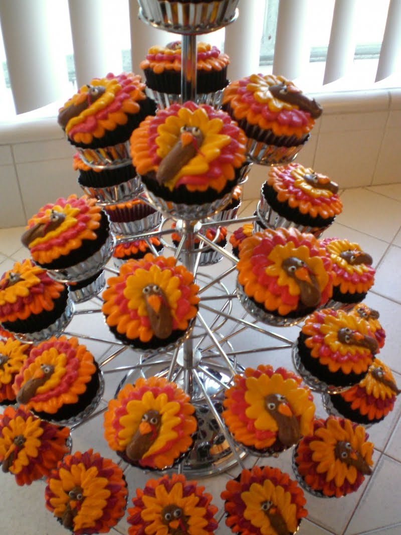 Turkey Cupcakes Turkey Cupcakes