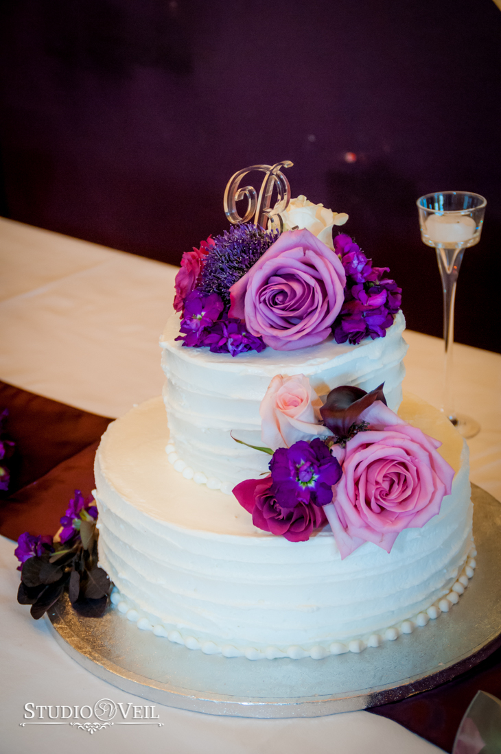 Two Tier Wedding Cake