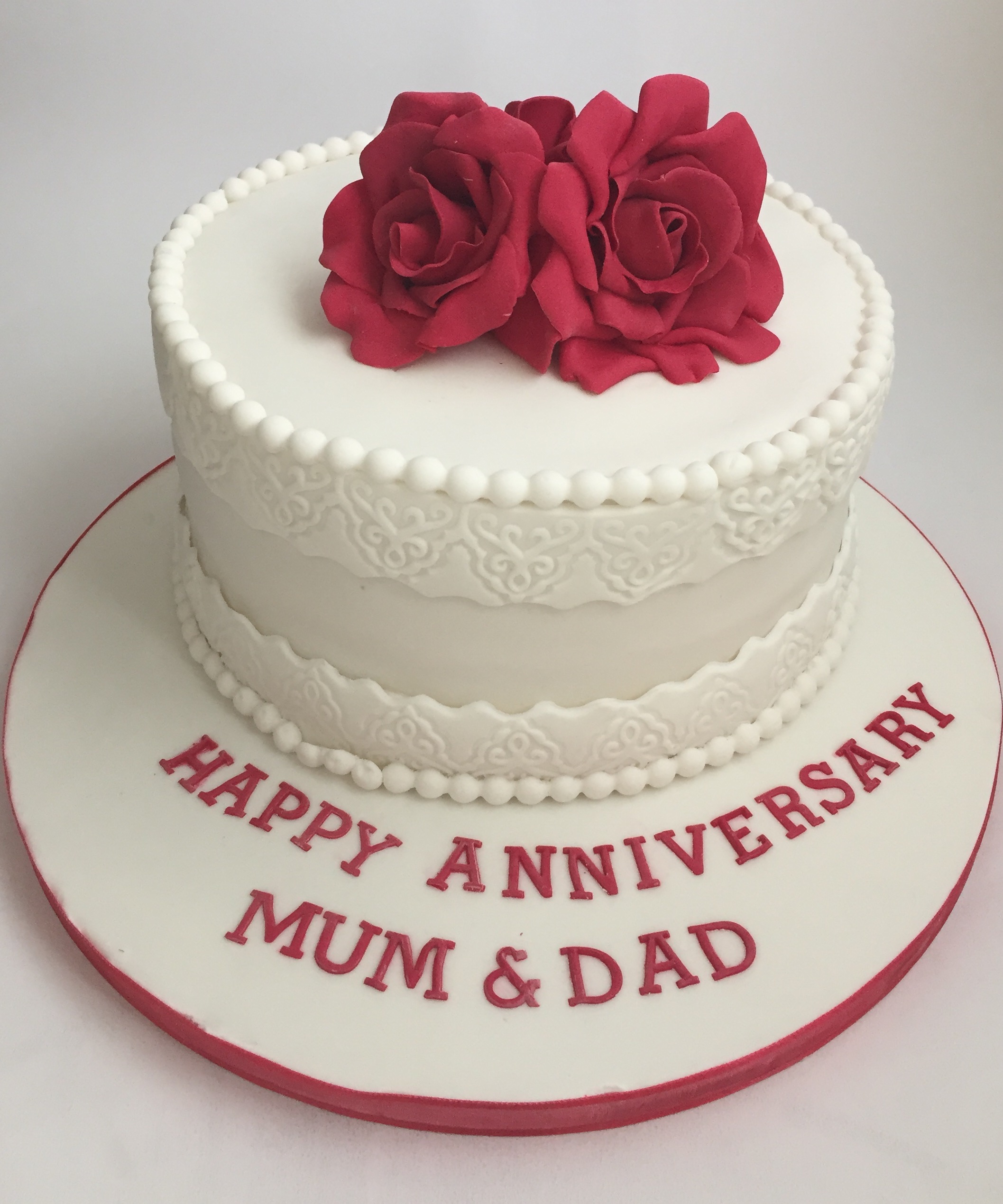 Wedding Anniversary Cake