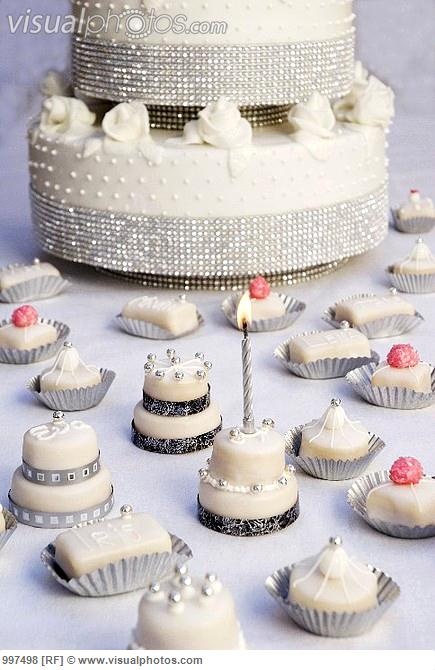 Wedding Cake and Petit Fours