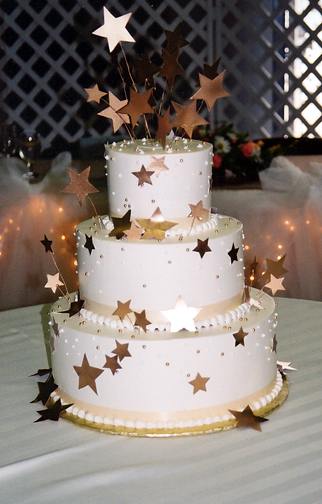Wedding Cakes Decoration Stars