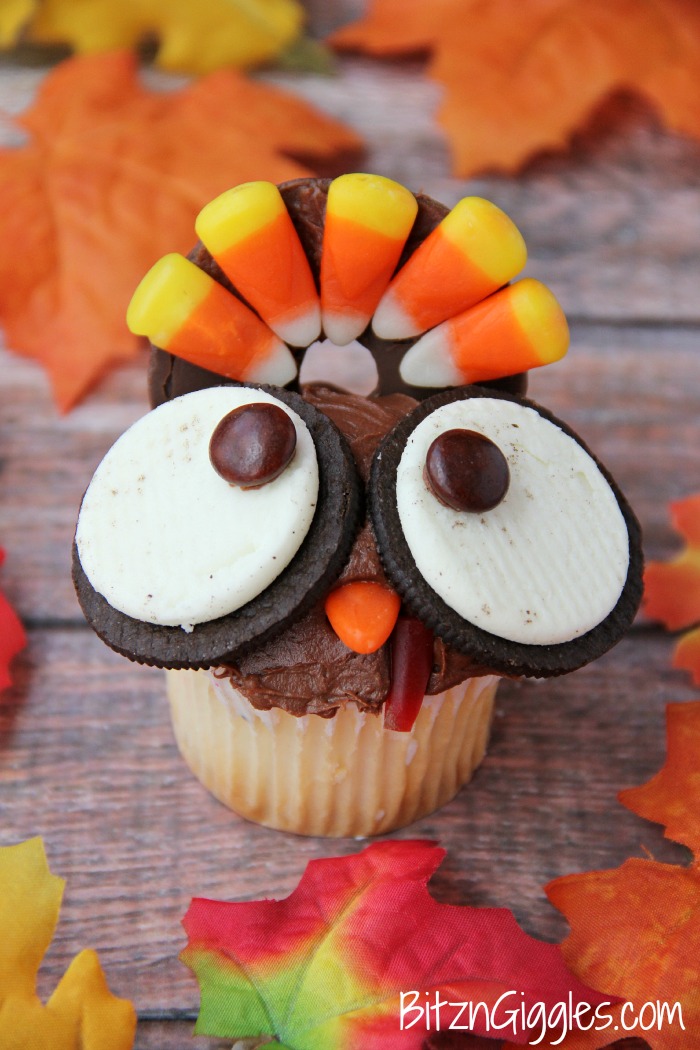 Wide-Eyed Turkey Cupcakes