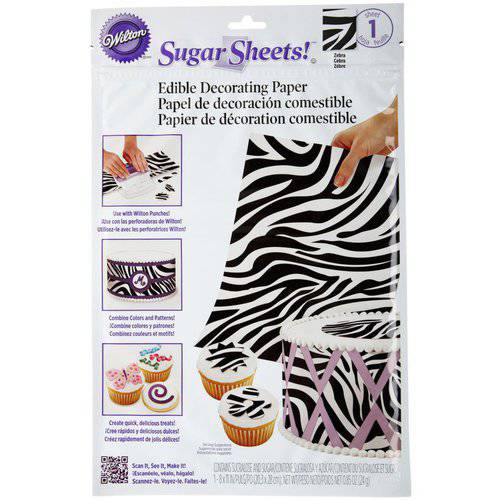 Wilton Sugar Sheet Zebra Print Wilton Sugar Sheet Zebra Print