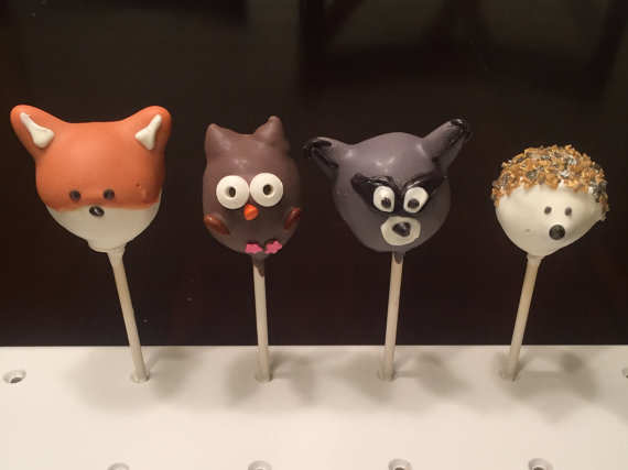 Woodland Animal Cake Pops