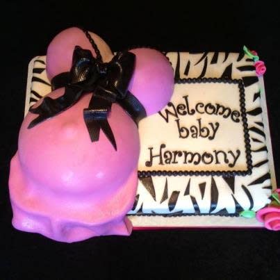 Zebra Theme Baby Shower Cake Zebra Theme Baby Shower Cake