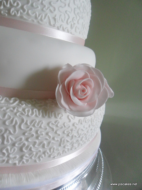 3 Tier Cakes with Cornelli Lace 3 Tier Cakes with Cornelli Lace